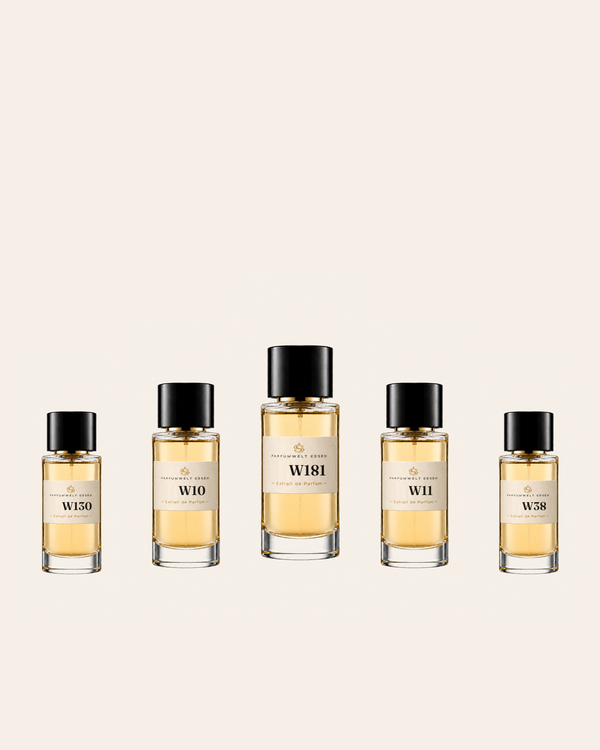 Discovery-Set Für Sie – fünf 3-ml-Essences von Parfumwelt Essen
